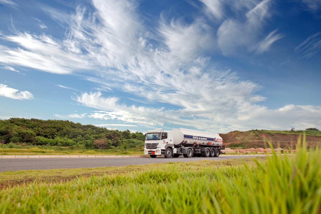 Photo Smartphone, delivery truck